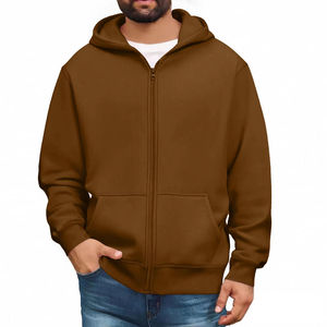 Custom Mens <b>Zip</b> Hoodie Manufacturer Cotton Fleece Private Label OEM Wholesale Export Apparel Supplier - Product Image 1