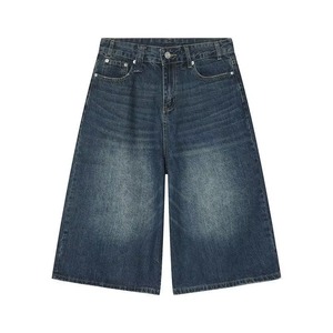 Pantalones Cortos Casuales de Verano de Mezclilla Desgastada de Alta Calidad, Personalizados, Lisos, Transpirables, de Nailon/Algodón, para Carpintero - Product Image 3