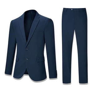 Trajes de negocios premium para hombre, corte ajustado, diseño clásico con corte moderno para reuniones de oficina y eventos formales FABRICADO POR HS 2027 - Product Image 2