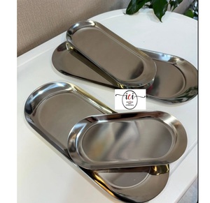 Plateaux de service en aluminium pour aliments et chocolat, vaisselle la plus vendue, ustensiles de cuisine, plateaux pour la maison, provenance Inde - Product Image 6