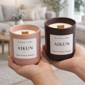 AIKUN, Bougies Parfumées Tendance, Bougies Parfumées de Luxe, Bougies Parfumées Marque Blanche, Logo et Emballage Personnalisés - Product Image 2