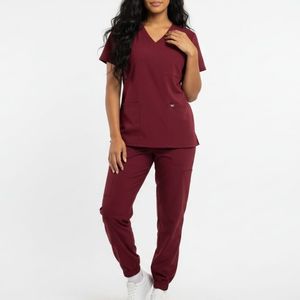 Ensemble d'uniformes d'infirmière unisexe pour hôpital, blouses médicales de qualité supérieure pour les professionnels de la santé, uniformes de travail de haute qualité, OEM - Product Image 5