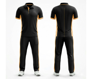 High Quality Polyester Sublimated <b>Cricket</b> Uniform | Men Women Youth <b>Cricket</b> Wears Polo Shirt and Trouser Full Team Outfit - Product Image 4