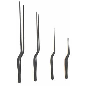 Pince de cuisine professionnelle en acier inoxydable de haute qualité, multi-usages, droite, à pointe fine, ustensile en titane - Product Image 1