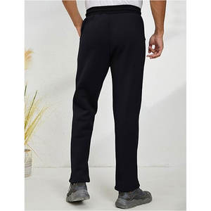 Men's Winter Fleece Pants <b>Sherpa</b> Lined Sweatpants Warm Cozy <b>Jogger</b> Pants for Running Outdoor Exercise Casual Lounge Wear - Product Image 5