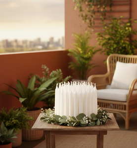 Velas Cónicas Blancas Clásicas Premium – Suministro al por Mayor, Set Premium al por Mayor - Product Image 2