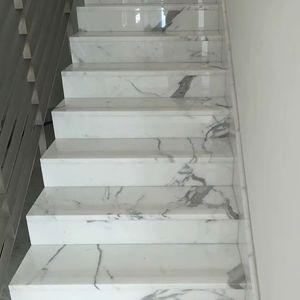 Marbre blanc naturel indien poli, découpé sur mesure, écologique, imperméable, design moderne pour sols, salles de bain et cuisines - Product Image 1