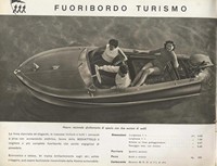 Bateau de plaisance sportif italien Riva Scoiattolo 14 pieds, artisanat ancien et moderne, construit sur mesure, en fibre de verre/bois, moteur hors-bord.