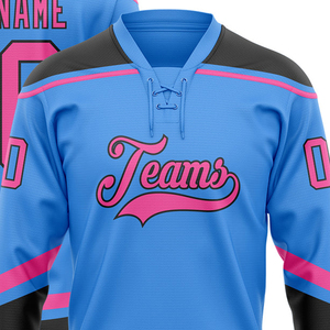 Camiseta de Hockey Sublimada para Equipo, 100% Poliéster, Ropa Deportiva Casual de Manga Larga, Sudadera con Diseño Personalizado para Uso en Equipo - Product Image 3