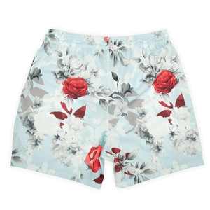 Shorts en maille pour hommes, taille élastique, couleur unie, décontractés, respirants, séchage rapide, polyester, logo personnalisé - Product Image 4