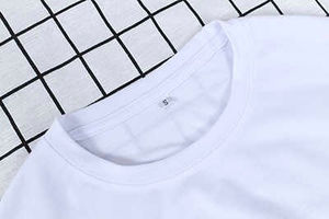 Camiseta de Verano para Mujer, Cuello Redondo, 100% Algodón, Color Sólido, Corte Regular, Transpirable y Ecológica, con Logotipo Personalizado al por Mayor - Product Image 6