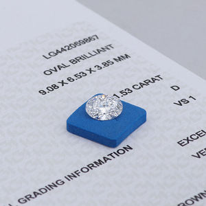 Diamante D'VINS JEWELS de 1.5 Quilates, G VS2, Cultivado en Laboratorio, Forma Ovalada, Pulido, con Certificado IGI para Joyería - Product Image 3