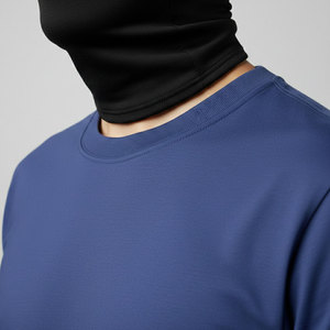 Camiseta Deportiva de Poliéster de 220 g/m² para Hombre, Color Azul Marino, Secado Rápido, con Logotipo Personalizado - Product Image 5