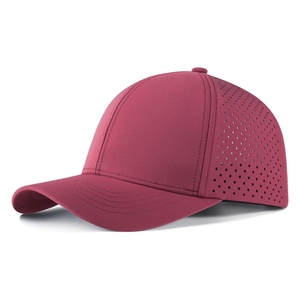 Pink Mesh Baseball Cap 6-Panel Fitted Solid Color Breathable Casual <b>Hat</b> Unisex Adult Spring <b>Summer</b> Outdoor Style - Product Image 1