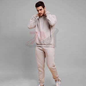 Conjunto Deportivo para Hombre, Talla Grande, Grueso, de Algodón Transpirable, Resistente al Viento, con Pantalones Deportivos - Product Image 3