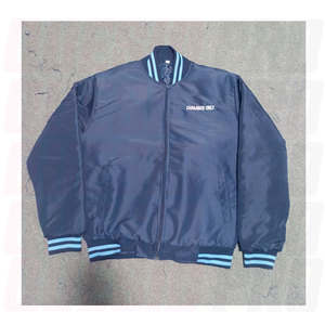 Blouson Bomber Homme Grande Taille Personnalisé Hiver Col Montant Zippé Veste Décontractée Sportive Extérieur Quotidien Broderie - Product Image 2