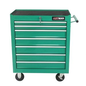 Carrello Portautensili Multifunzionale Verde a 7 Cassetti con Ruote, Soluzione Pratica per lo Stoccaggio - Product Image 1