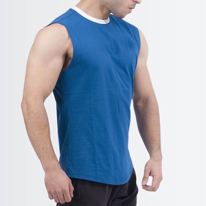 Camiseta sin mangas para hombre de primera calidad, último estilo, color negro, de algodón, transpirable y ligera, para venta en línea. - Product Image 4