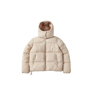 Vestes matelassées classiques pour femmes, très vendues, avec capuche, logo, fermeture éclair, style décontracté - Product Image 3