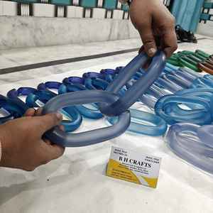 RESIN CHAIN Large Size Colorful Resin Chain Links for Wall <b>Hanging</b> Decoration DIY <b>Room</b> <b>Divider</b> and Curtain Accessories - Product Image 3