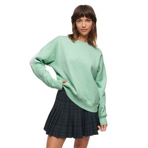 Nueva llegada personalizado liso holgado cálido invierno desgaste moda francés Terry de punto antiarrugas transpirable sudaderas de mujer - Product Image 2