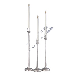 Simple Style Modern Design Candlestick Candle Stand Set Mirror Polish Metal Wedding Christmas Tabletop <b>Gifts</b> Decoration - Product Image 1