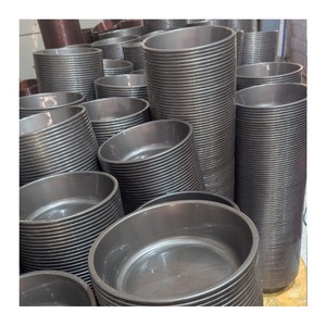 Paniers en plastique durables bassins de taille moyenne de 38cm pour les besoins de l'usine et de l'entrepôt - Product Image 3