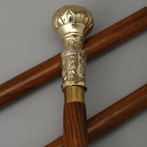 Canne de <span class=keywords><strong>marche</strong></span> en <span class=keywords><strong>bois</strong></span> naturel, réglable en longueur, robuste, style <span class=keywords><strong>vintage</strong></span> moderne, avec tête ronde, vente en gros - Product Image 6