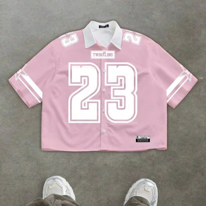 Camisa Azul para Hombre, Colección de Verano, Manga Corta, Estampada, Casual, con Botones, a la Moda, Precio Bajo, Gran Venta - Product Image 1