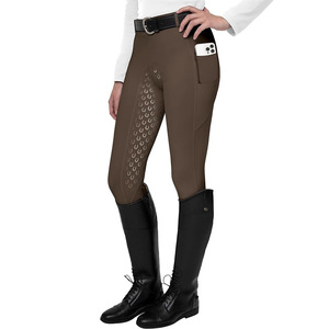 Pantalones de equitación elegantes para mujer con parche de silicona en la rodilla, ligeros, cómodos, ropa informal deportiva para mujer, ropa de calle. - Product Image 3