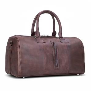 New Arrival Luxury leather Duffle Bag Adjustable <b>Strap</b> Zipper Closure Large Capacity Multi-Function for Travel Daily - Product Image 6