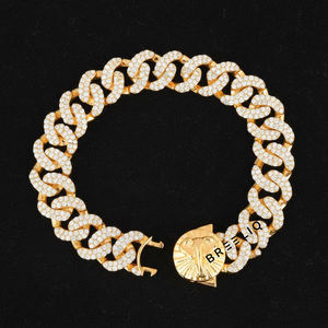 Bracelet tennis en moissanite de qualité supérieure, taille ovale verte, or blanc massif 14 carats, bijoux de luxe pour femme, idéal comme cadeau - Product Image 1