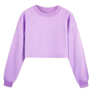 Sudadera recortada de moda para niñas de 3 a 16 años, Top corto informal para deportes, correr, trotar, viajes de fin de semana, actividades <span class=keywords><strong>al</strong></span> aire libre - Product Image 4