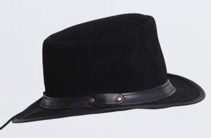 Chapeau de cowboy en cuir traditionnel occidental, pour ranch, équitation, rodéo, extérieur, mode, à large bord, fait main, qualité supérieure, pour adultes - Product Image 4