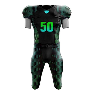 Men's Professional Quality American Football Uniform <b>Set</b> 100% Polyester <b>Mesh</b> Fabric Short Lightweight Breathable Durable Soft - Product Image 3