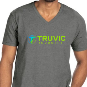 Camiseta Básica con Cuello en V para Hombre, Ligera, Transpirable, Mezcla de Algodón, Ropa Casual Deportiva, Venta al Por Mayor, Ropa Personalizada - Product Image 3