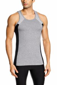 <b>Mens</b> <b>Singlet</b> Sleeveless Vest Gym Tank Top Bodybuilding Fitness Running Front Sporty Anti-Pilling Breathable - Product Image 2
