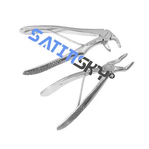 Fórceps de extracción de dientes instrumento Dental superior e inferior niños Fig 3 y Fig 6 soporte Dental de acero inoxidable ortodoncia - Product Image 1