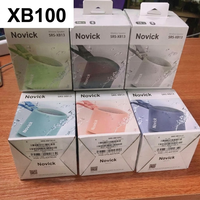 Enceinte sans fil XB100 avec sangle de suspension, étanche IP67, anti-poussière, robuste, portable, pour le camping, les voyages et la randonnée