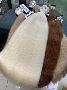 Premium 1kg Straight Bulk Vietnamese Virgin <b>Hair</b> Light <b>Color</b> for Bleaching Coloring and Wig Making - Product Image 4