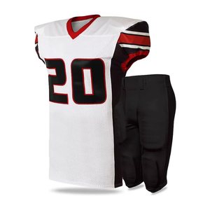 Uniforme de Fútbol Americano Hecho en Pakistán, Sublimación con Logotipo Personalizado, MOQ Bajo, Material Fresco, Ropa de Equipo - Product Image 4