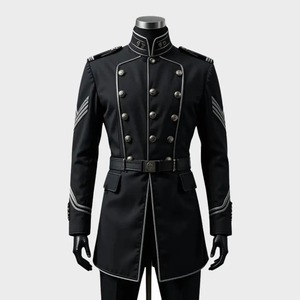 Men's <b>Gothic</b> Steampunk Tailcoat Military Parade <b>Jacket</b> - Product Image 1