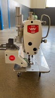 VMA Preiswerte Elektronische Langarm-Automatik-Hochgeschwindigkeits-Geradstich-Nähmaschine mit Riemenscheibe für Bekleidungsnäharbeiten