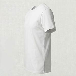Nuevas Camisetas Blancas para Hombre con Logotipo Personalizado RTS, Camisetas Vintage Transpirables de Secado Rápido con Cuello Redondo y Manga Corta, Poliéster/Algodón para Hombre - Product Image 4