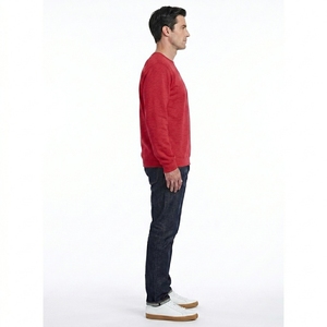 Vente en gros de sweat-shirts décontractés pour hommes à col rond, manches longues, pull-over, vêtements personnalisés, fabricant de vêtements - Product Image 3