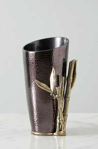 Vase à fleurs en métal design tendance, finition argentée, meilleur porte-fleurs, classique et élégant - Product Image 6