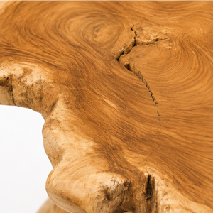 ARTERRA Luxury Modern Irregular Stump Accent <b>Coffee</b> <b>Table</b> Teak <b>Root</b> Organic Salvaged Wood Living Room Furniture - Product Image 4