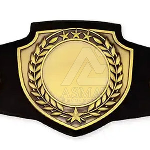 Cinturón de Campeonato de Lucha Libre de Primera Clase, Tamaño Adulto, para Coleccionistas de Lucha Libre, Cinturón con Placa Metálica Premium para Exhibición - Product Image 2