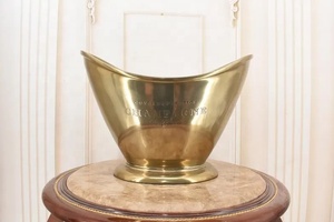 Cubo de Champán Imperial Swan de Latón, Enfriador de Vino Artesanal, Enfriador de Bebidas Premium para Eventos, Decoración Elegante para Bar - Product Image 2