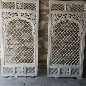 Panneaux muraux décoratifs en marbre sculpté - Panneaux muraux extérieurs modernes hautement polis, découpés CNC, sur mesure HAYAT - Product Image 1